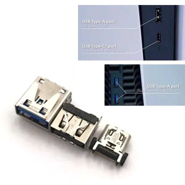 Playstation 5 USB Front Type-C Port