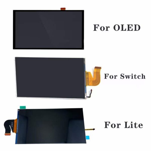 nintendo switch Lite switch OLED and lcd screen