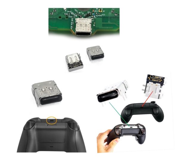 Xbox Series X S Type C Charger Socket Port For Controller