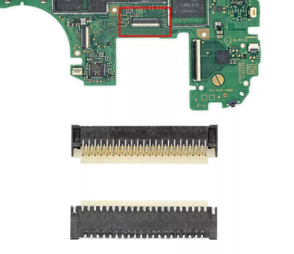 Switch Lite LCD Screen 41 Pin Ribbon Cable Socket Connector